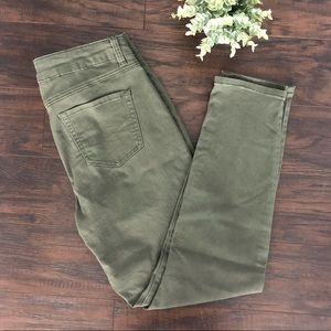 d.jeans Olive Green Skinny Jeans